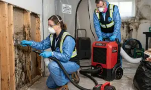Mold remediation service icon for water damage repair in Greenville, SC